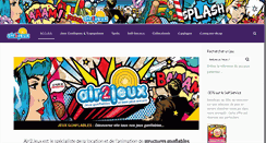 Desktop Screenshot of air2jeux.fr